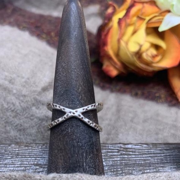 🔮Amethyst Ring, Double Band, 925 silver - Picture 3 of 5